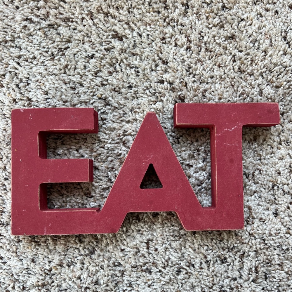 EAT sign from Hobby Lobby.